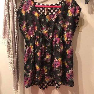 Babydoll blouse size xl